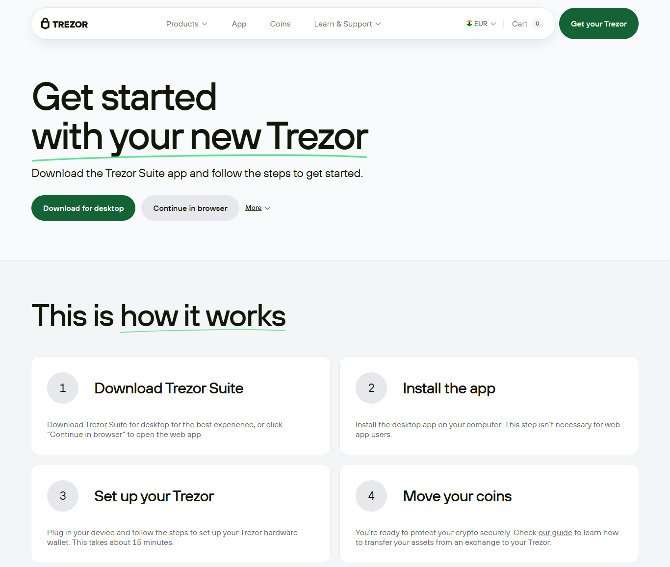 Trezor.io/Start | Official Start Page — Initialize Your Device™
