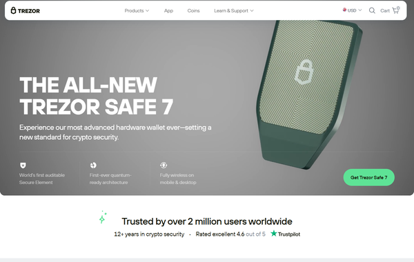 Official Trézor Suite — Desktop & Web App for Hardware Wallets